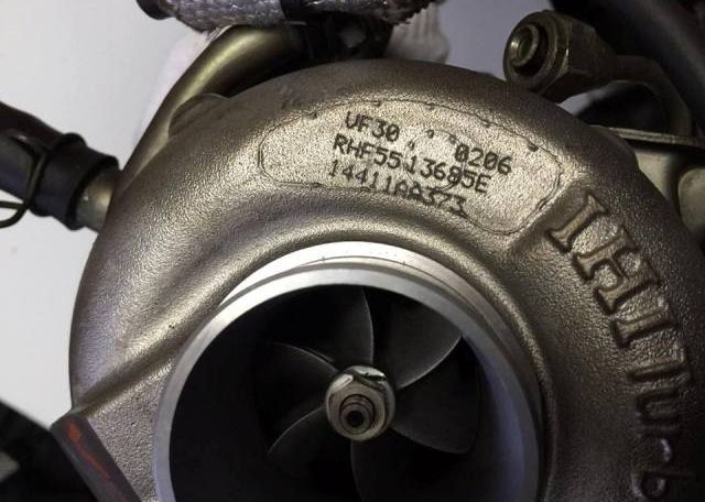 JDM USED SUBARU WRX STI OEM EJ207 VERSION 7 TURBO VF30 SINGLE-SCROLL TURBOCHARGER 4