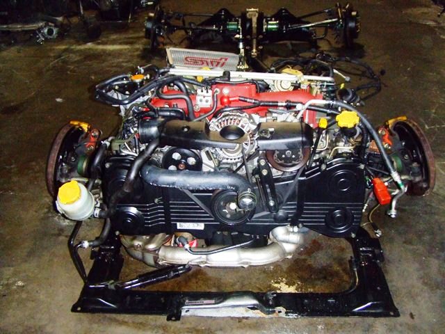 JDM 2002 SUBARU WRX STI VERSION 7 EJ20T MOTOR TURBO MT 6 SPEED TRANSMISSION BREMBO KIT