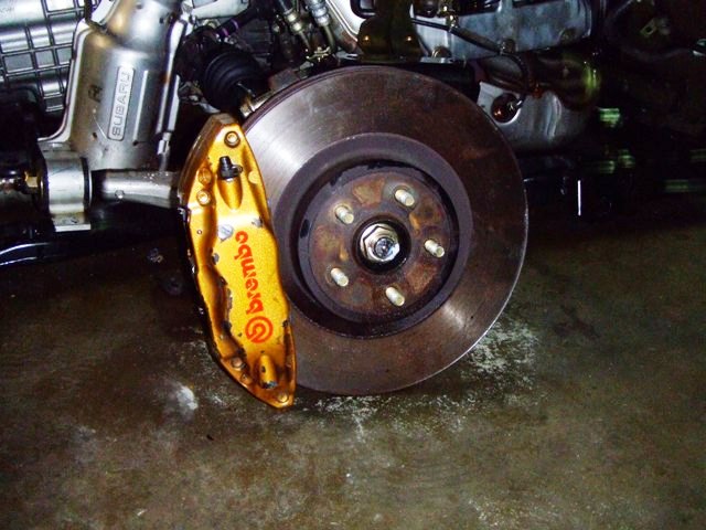JDM 2002 SUBARU WRX STI VERSION 7 EJ20T MOTOR TURBO MT 6 SPEED TRANSMISSION BREMBO KIT 2