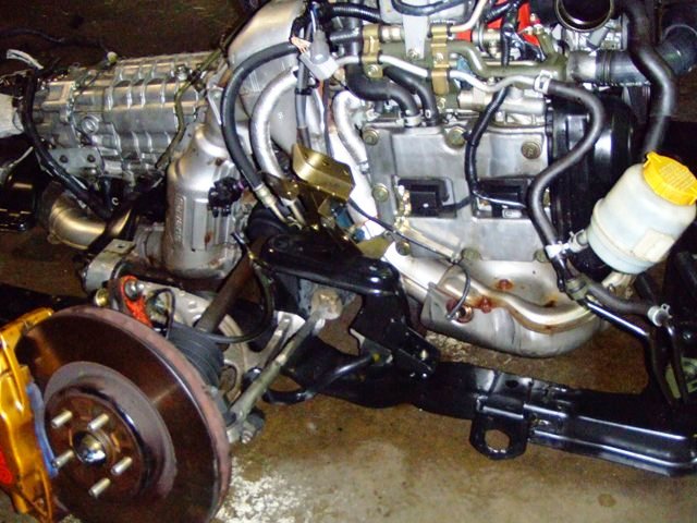 JDM 2002 SUBARU WRX STI VERSION 7 EJ20T MOTOR TURBO MT 6 SPEED TRANSMISSION BREMBO KIT 3