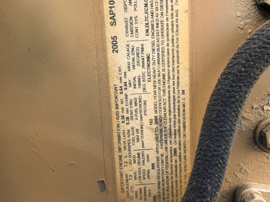 2005 CAT C7 ACERT ENGINE 2