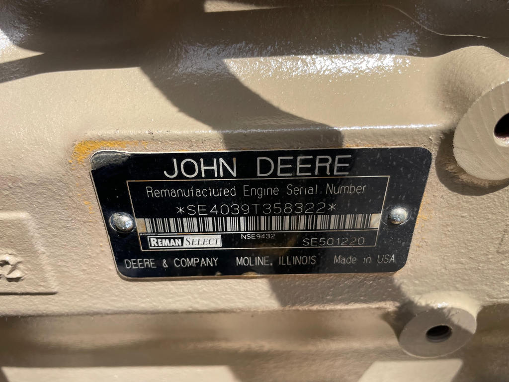 NEW 2009 JOHN DEERE 4039T ENGINE 3