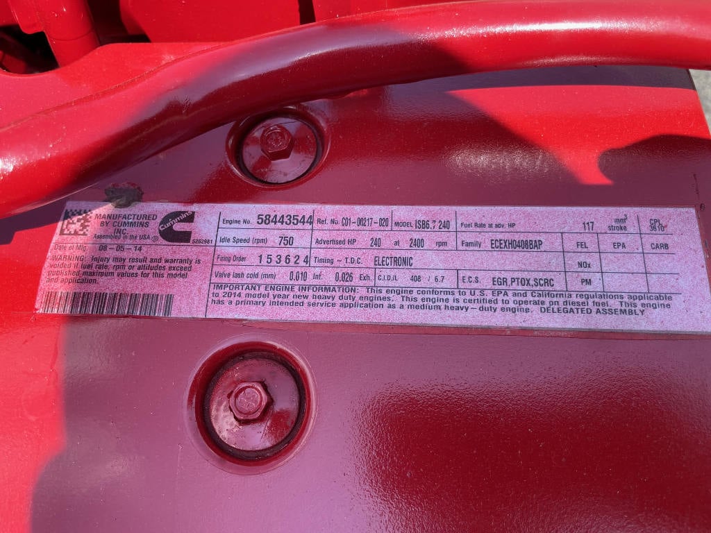2014 CUMMINS ISB 6.7 ENGINE 2