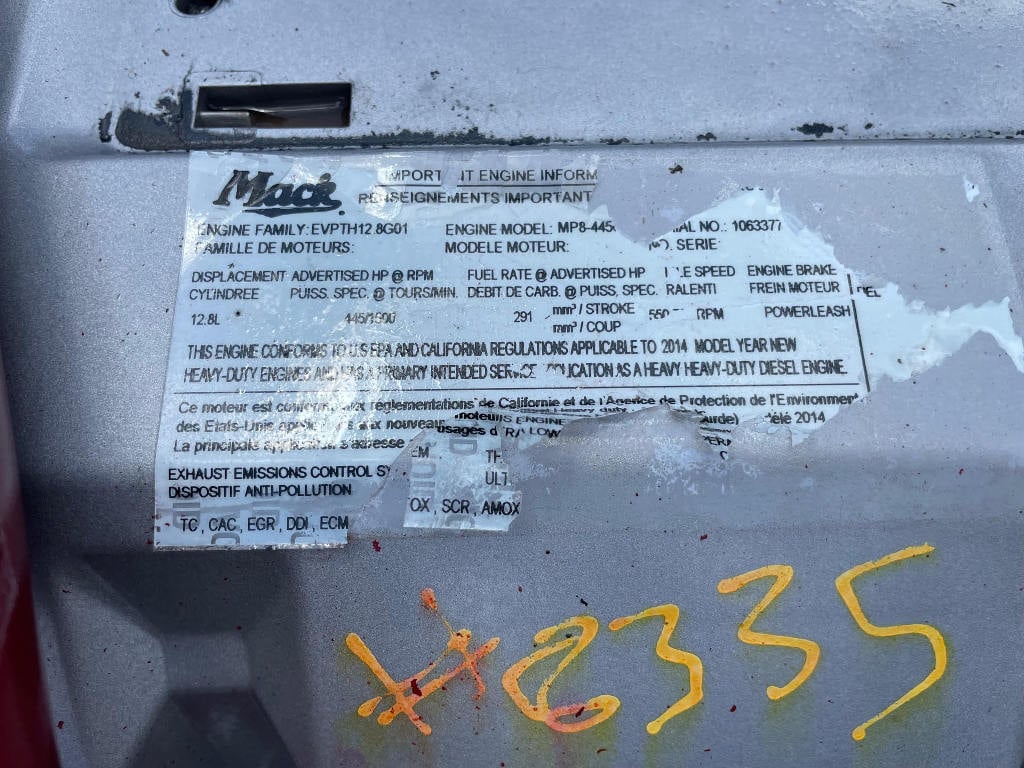 2014 MACK MP8 ENGINE 2