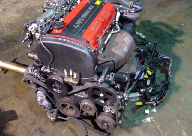 JDM MITSUBISHI 4G63 TURBO EVOLUTION ENGINE AWD MT TRANSMISSION 2