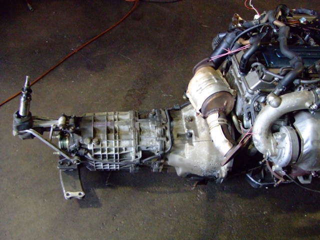 JDM TOYOTA SUPRA 2JZGTTE VVTI TWIN TURBO ENGINE 6 SPEED MT V161 GETRAG TRANSMISSION 5