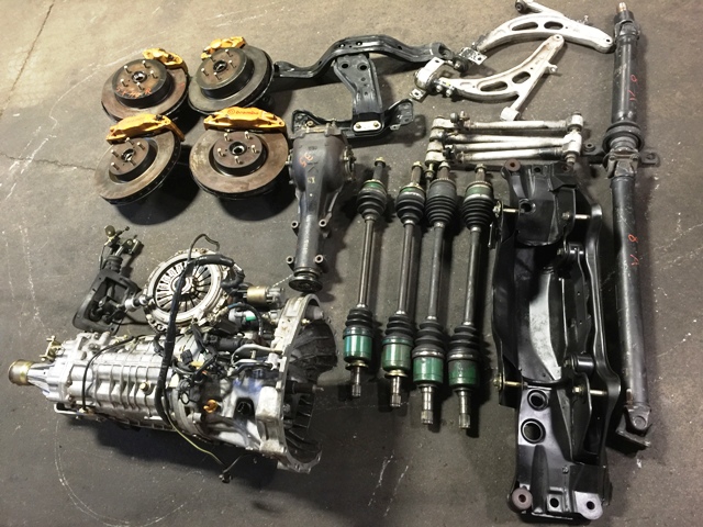 JDM SUBARU STI SPEC-C DCCD TY856WB6JA TRANSMISSION BREMBO KIT