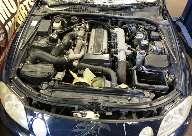 JDM TOYOTA SOARER 1JZGTTE FRONT CLIP RHD ENGINE R154 MT TRANSMISSION RWD HARNESS ECU 4