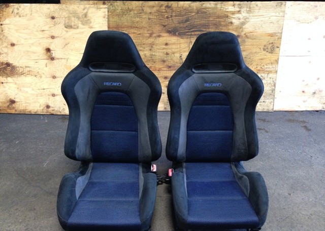 JDM MITSUBISHI LANCER EVOLUTION OEM RECARO SEATS CT9A EVO 8 PAIR 2