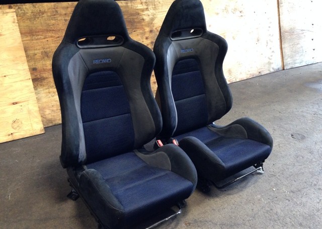 JDM MITSUBISHI LANCER EVOLUTION OEM RECARO SEATS CT9A EVO 8 PAIR 3