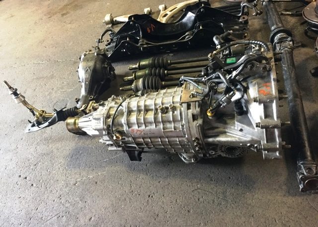 USED JDM SUBARU WRX STI 6 SPEED TRANSMISSION DCCD STI VERSION 8 TY856WB3KA OEM TRANSMISSION BREMBO KIT 4