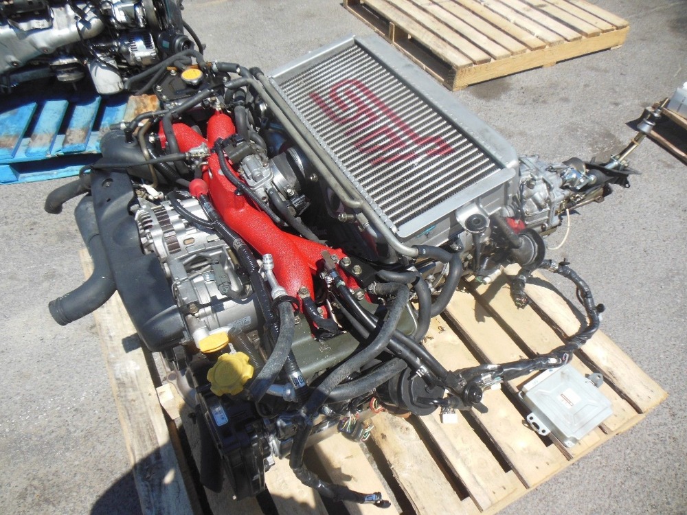 JDM Impreza WRX STI EJ207 V8 Engine Long Block Motor Only, Twin Scroll VF37 2