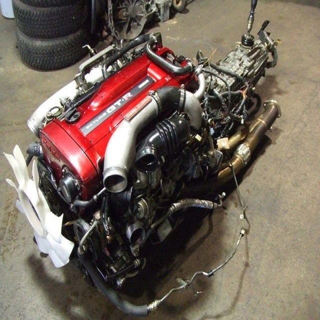 NISSAN SKYLINE JDM RB26 GTR R34 TWIN TURBO DOHC MOTOR LONG BLOCK ECU, WIRING