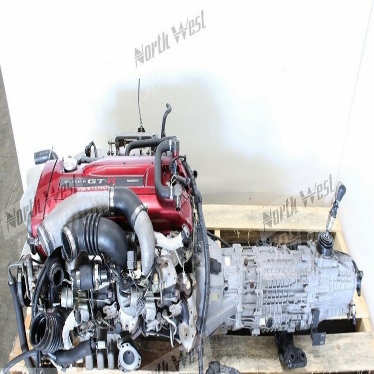 JDM 99-02 Nissan Skyline GTR R34, RB26DETT Engine 6 Speed Getrag Transmission 2