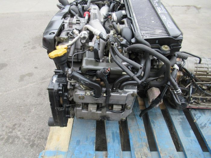 JDM SUBARU FORESTER 2.0L TURBO ENGINE JDM EJ205 REPLACEMENT EJ25 4