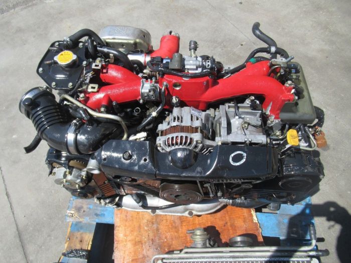 JDM SUBARU IMPREZA WRX STI GDB V7 EJ207 DOHC AVCS TURBO ENGINE 2