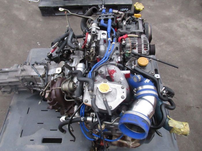 1999 2000 JDM SUBARU IMPREZA WRX STI ENGINE TY754VBAAA JDM EJ207 4