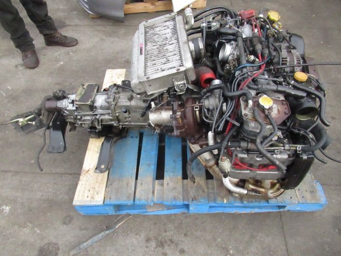 SUBARU IMPREZA WRX GC8 STI V4 EJ20 ENGINE 4.44 TY752VBCAA JDM 4