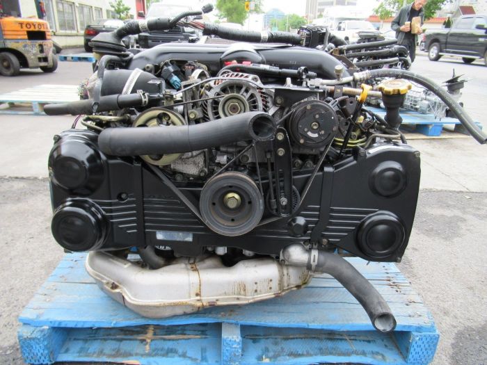 JDM SUBARU LEGACY GT EJ20X 2.0L AVCS TURBO ENGINE MOTOR EJ20 ECU 2