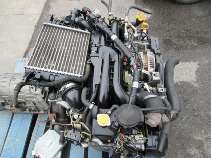 JDM SUBARU LEGACY GT EJ20X 2.0L AVCS TURBO ENGINE MOTOR EJ20 ECU 3