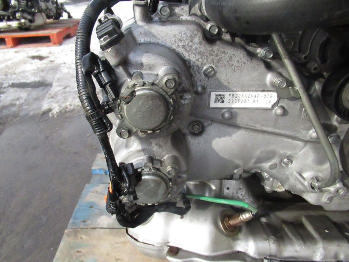 JDM SUBARU IMPREZA XV CROSSTREK FB20 ENGINE 2.0L DOHC DUAL AVCS 4
