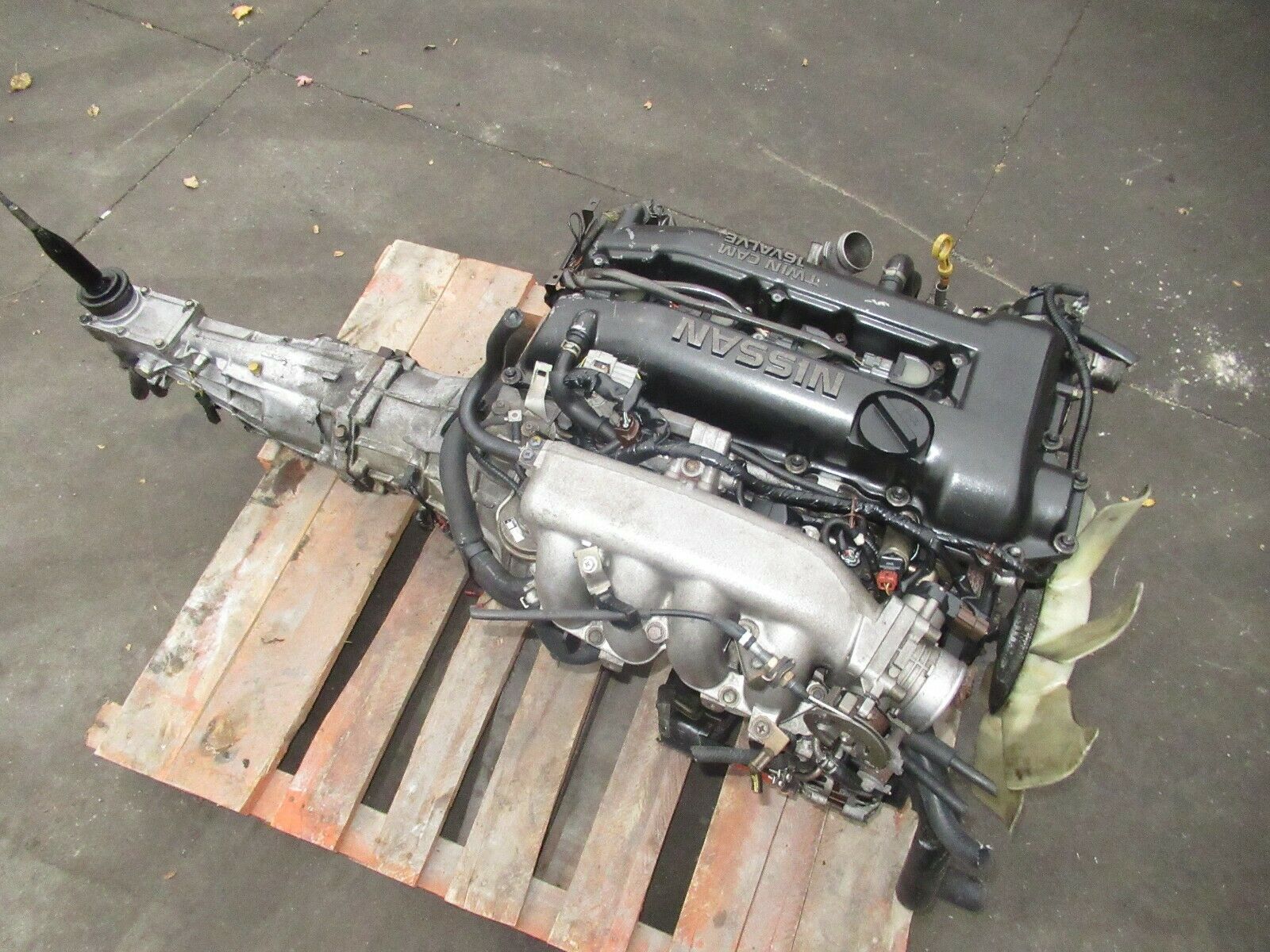NISSAN 240SX SR20DET S14 ENGINE TRANSMISSION TURBO GT28 CLEAN MOTOR S14 KOUKI