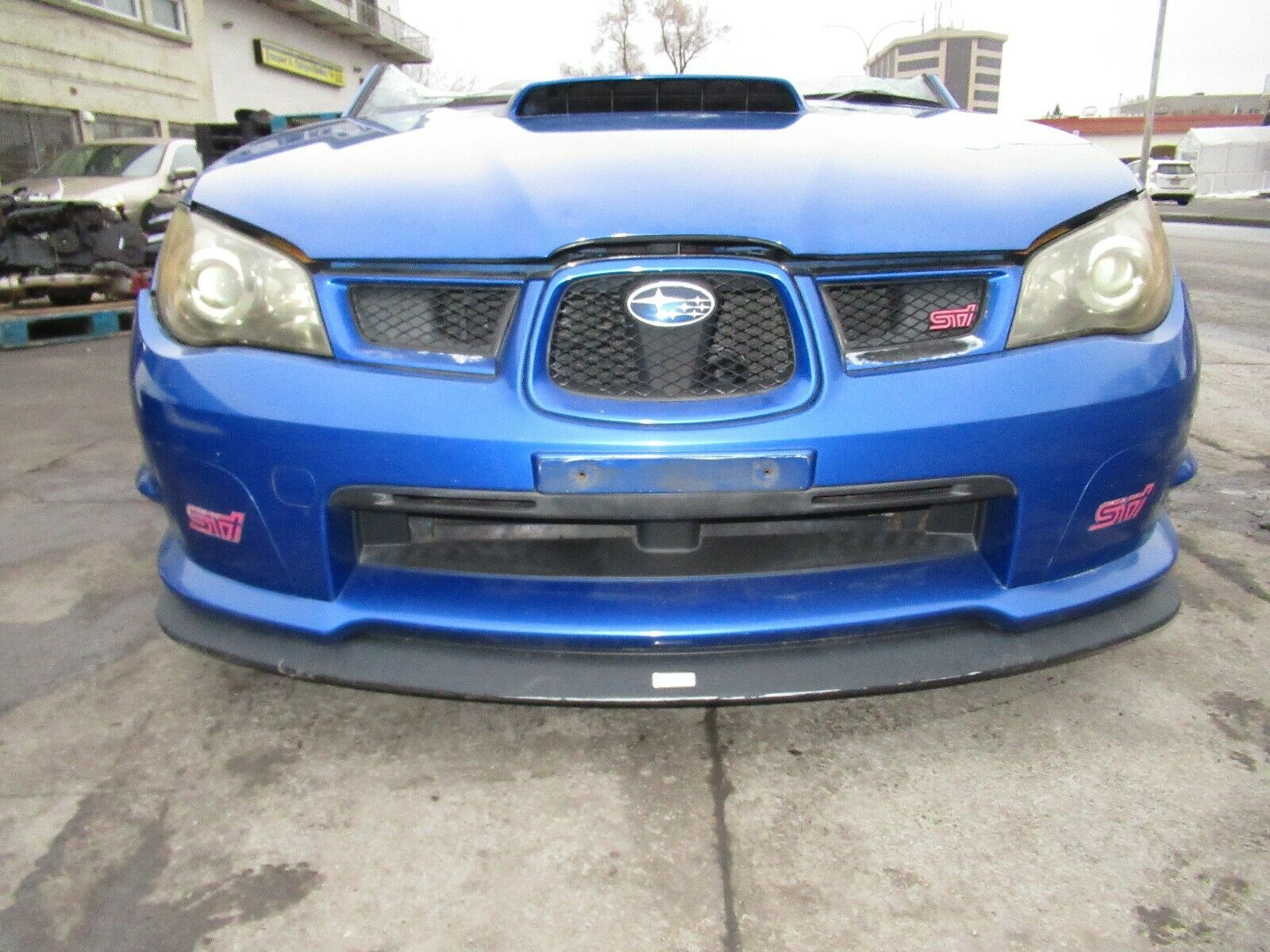 JDM 2006 2007 Subaru WRX STi Hawk Eye Front End Conversion V-9 Front Clip Bumper