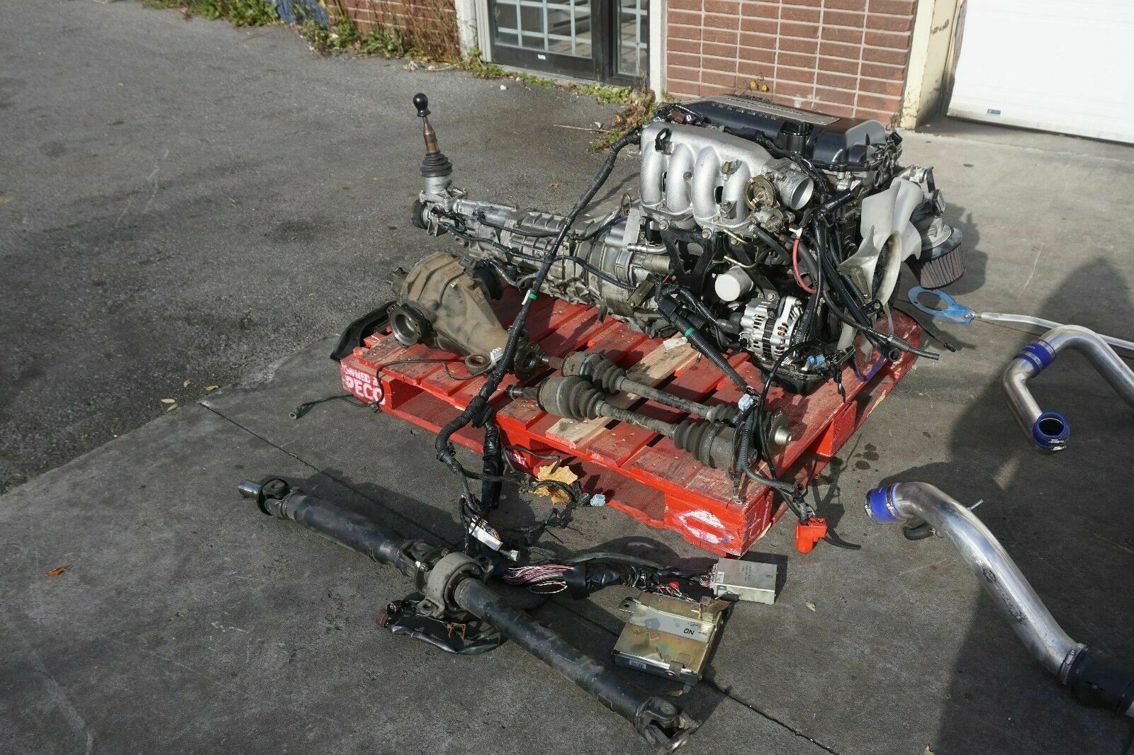 JDM Nissan Silvia SR20DET S15 Engine 6 Speed Transmission 240SX ,Tomei manifold